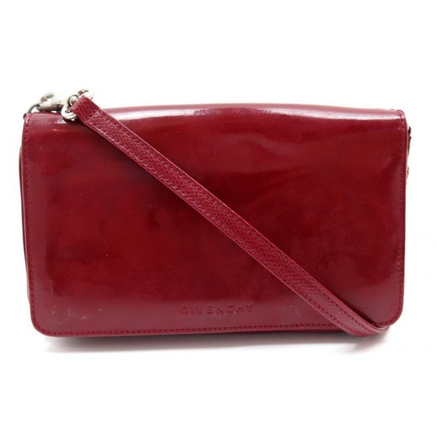 POCHETTE A MAIN GIVENCHY CUIR ROUGE 