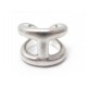 BAGUE HERMES OSMOSE GM T 53 EN ARGENT MASSIF 925 16 GR SILVER STERLING RING 505€