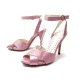 CHAUSSURES YVES SAINT LAURENT 123027 EVA ESCARPINS BRIDE 36.5 EN SATIN ROSE 380€