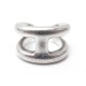 BAGUE HERMES OSMOSE PM T 52 EN ARGENT MASSIF 925 16 GR SILVER STERLING RING 480€