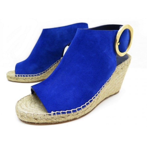 NEUF CHAUSSURE ESPADRILLE CELINE 36 SANDALE A TALON 