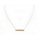  COLLIER GINETTE NY Straw EN OR 18K PENDENTIF 