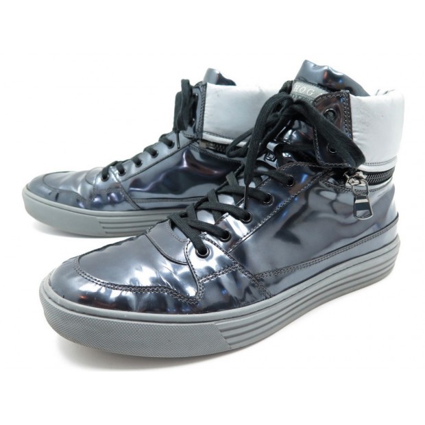 NEUF CHAUSSURES HOGAN REBEL 9 43 IT 44 FR BASKETS MONTANTES CUIR SNEAKERS 325€