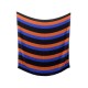 NEUF CHALE CHRISTIAN DIOR ETOLE 140 FOULARD EN SOIE BLEU ORANGE NOIR SHAWL 490€