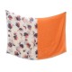 ETOLE CHRISTIAN DIOR FLEURS FOULARD CHALE EN SOIE BEIGE ORANGE SHAWL SCARF 490€