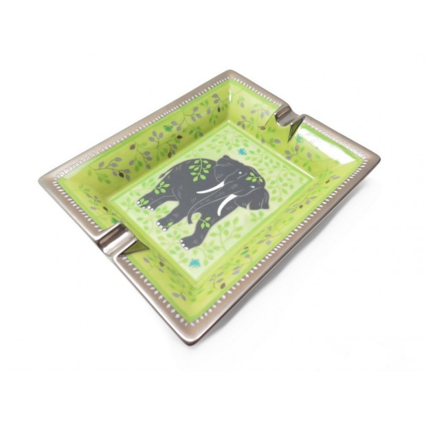 NEUF CENDRIER VIDE POCHE HERMES ELEPHANT PORCELAINE 