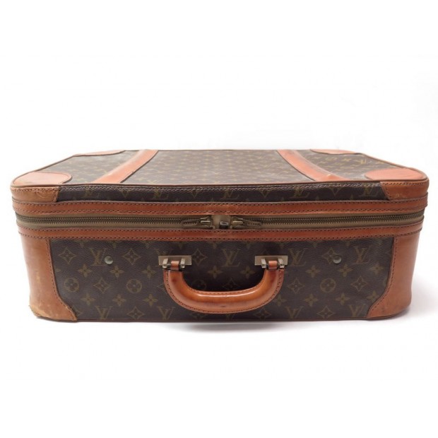 VINTAGE VALISE A MAIN LOUIS VUITTON STRATOS 55 TOILE MONOGRAM SAC LUGGAGE 1400€