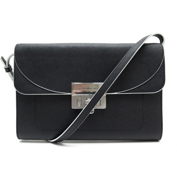 NEUF SAC A MAIN MARC BY MARC JACOBS M0006642 BANDOULIERE EN CUIR NOIR BAG 345€