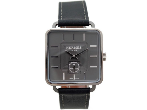 montre hermes carre h ti1.741 36 mm automatique