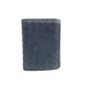 PORTE CARTES BOTTEGA VENETA 131240 CUIR TRESSE BLEU MARINE SAC CARD HOLDER 310€