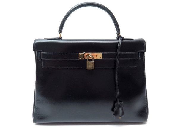  sac a main hermes kelly 32 retourne en cuir