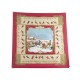 FOULARD HERMES PLAISIRS DU FROID HUGO GRYGKAR CARRE SOIE ROUGE SILK SCARF 360€