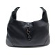 NEUF SAC A MAIN GUCCI JACKIE 28629 CUIR GRAINE NOIR BLACK LEATHER HAND BAG 1650€