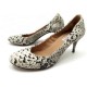 NEUF CHAUSSURES LANVIN ESCARPINS 40 2011 IMPRIME SERPENT PYTHON COURT SHOES 500