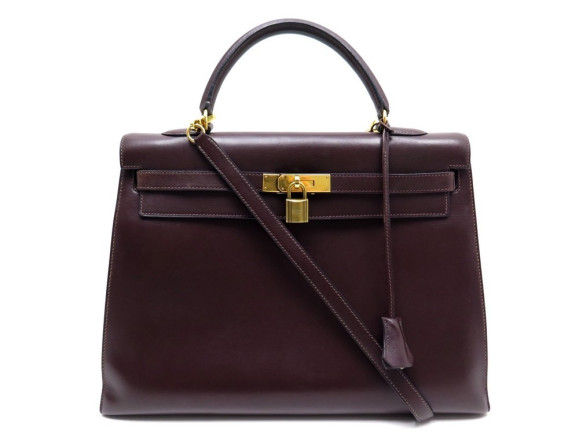 sac a main hermes kelly sellier 36 cuir evergrain
