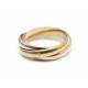 BAGUE CARTIER TRINTY PM CRB4086100 T 50 3 ORS 18K 5GR JAUNE ROSE BLANC RING 940€