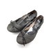 CHAUSSURES TOD S BALLERINES 36.5 IT 37.5 FR VEAU VELOURS BALLET FLAT SHOES 335