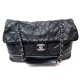 SAC A MAIN CHANEL TIMELESSE ZIP MATELASSE CUIR NOIR BLACK LEATHER HAND BAG 4200€