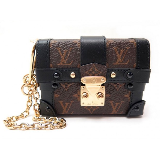 NEUF PORTEFEUILLE LOUIS VUITTON ESSENTIAL TRUNK MONOGRAM PETITE MALLE 