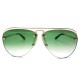 NEUF LUNETTES DE SOLEIL LOUIS VUITTON GREASE Z1046W AVIATOR DORE SUNGLASSES 480€