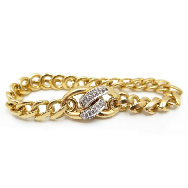 BRACELET POMELLATO 19CM OR JAUNE 18K 62.1GR DIAMANTS 0.88CT GOLD DIAMONDS 13500€