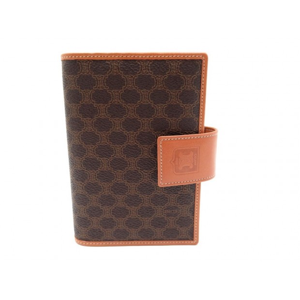 NEUF PORTE AGENDA CELINE TOILE MONOGRAMME MARRON PORTE CARTES DIARY HOLDER 290€