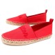 NEUF CHAUSSURES ESPADRILLES LOUIS VUITTON WATERFALL ROUGE 38.5 