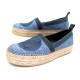 CHAUSSURES LOUIS VUITTON ESPADRILLES BLUE SHORE 39 EN TOILE BLEU SHOES 650€