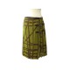 NEUF JUPE HERMES KILT BOLDUC FERMOIR KELLY T 40 M EN SOIE GEORGETTE SKIRT 3800€