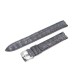 NEUF BRACELET VAN CLEEF & ARPELS EN CUIR CROCODILE GRIS PR MONTRE LA COLLECTION 