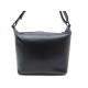 SAC A MAIN LANCEL EN CUIR MONOGRAMME L NOIR BLACK LEATHER HAND BAG PURSE 350€