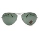 NEUF LUNETTES DE SOLEIL RAY BAN AVIATOR PILOTE 6214 BAUSCH LOMB LARGE ACIER 159