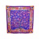 FOULARD HERMES FANTAISIES INDIENNES EN SOIE BLEUE CARRE 90 DUBIGEON SCARF 360€