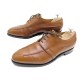 CHAUSSURES JOHN LOBB DERBY MILAN 10EE 44 EN CUIR MARRON GOLD SHOES 1370€