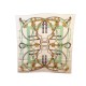 FOULARD HERMES GRAND MANEGE H. D ORIGNY CARRE EN SOIE BEIGE VERT SILK SCARF 370€