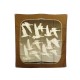 VINTAGE FOULARD HERMES OISEAUX MIGRATEURS LATHAM CARRE EN SOIE MARRON SCARF 360