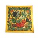 NEUF FOULARD HERMES CITROUILLES ET COLOQUINTES SOIE 