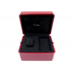 BOITE POUR MONTRE CARTIER ROADSTER COWA 0010 EN CUIR ROUGE LEATHER WATCH BOX