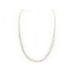 COLLIER 66 CM EN PERLE DE CULTURE BLANCHES NACREES 40 GR NECKLACE PEARLS