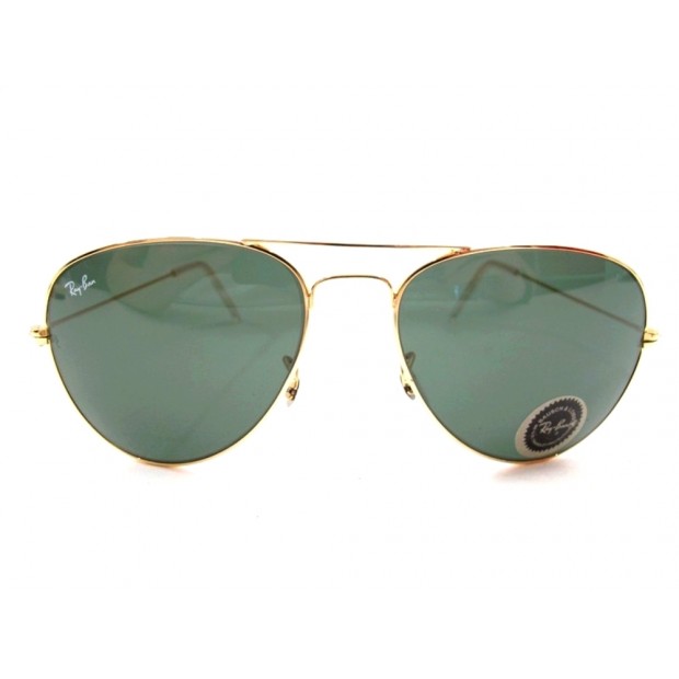 NEUF LUNETTES DE SOLEIL RAY BAN AVIATOR PILOTE 6214 BAUSCH LOMB LARGE ACIER 159