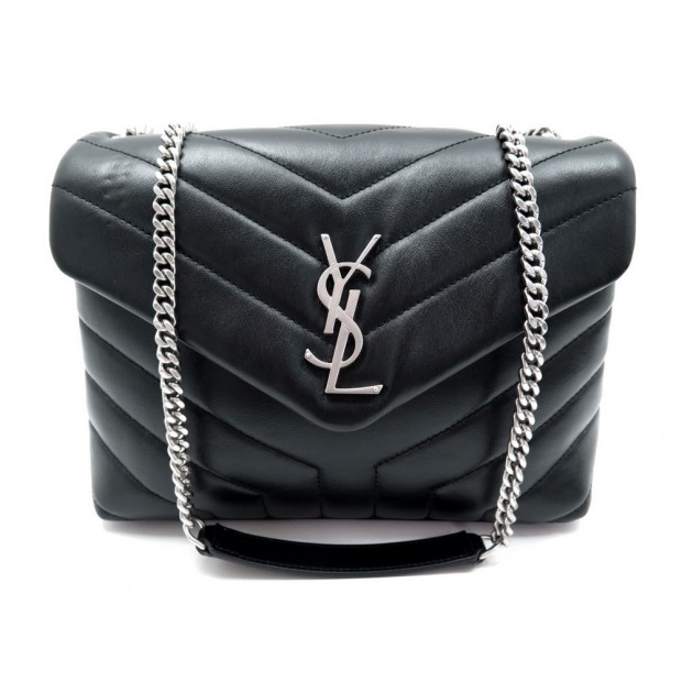 NEUF SAC A MAIN SAINT LAURENT LOULOU BANDOULIERE NOIR 