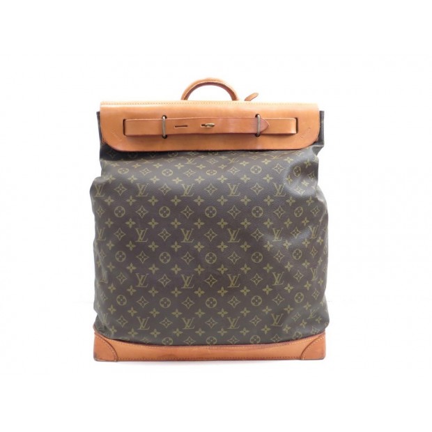 VINTAGE SAC DE VOYAGE LOUIS VUITTON STEAMER TOILE MONOGRAMME 