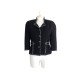 VESTE CHANEL TWEED NOIR 38 