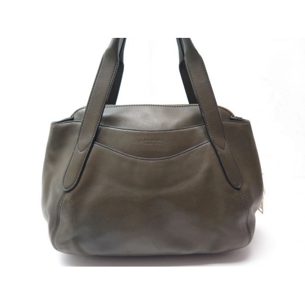 NEUF SAC A MAIN LANCEL OPERA PM BEIGE CUIR 