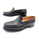 CHAUSSURES MOCASSIN JM WESTON 180 CUIR DE LEZARD NOIR 2.5C 35 LOAFER SHOES 1360€