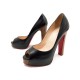 NEUF CHAUSSURES CHRISTIAN LOUBOUTIN VERY PRIVE ESCARPINS 35.5 EN CUIR SHOES 795