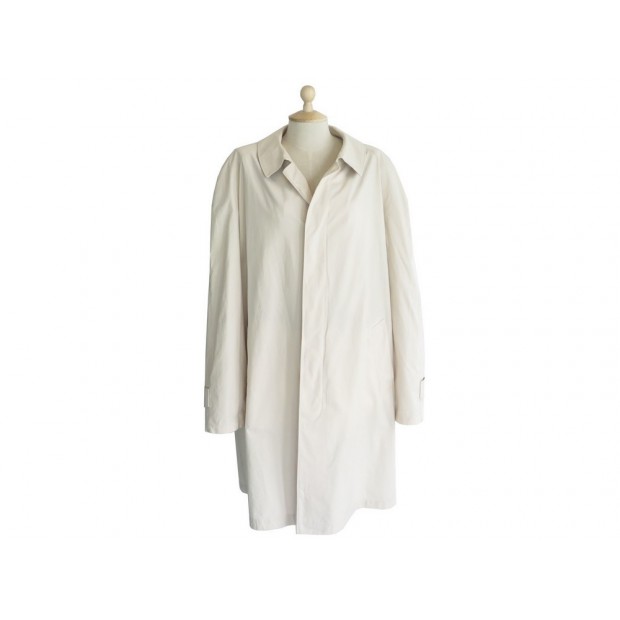 IMPERMEABLE BURBERRY 54 L EN COTON BEIGE POUR HOMME COTTON TRENCH COAT 1800€