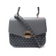 SAC A MAIN FAURE LE PAGE PARADE BANDOULIERE TOILE MONOGRAMME CUIR GRIS BAG 1700€