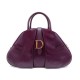 SAC A MAIN CHRISTIAN DIOR 40 CM EN CUIR VIOLET PURPLE LEATHER HAND BAG 1700€