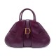 SAC A MAIN CHRISTIAN DIOR 40 CM EN CUIR VIOLET PURPLE LEATHER HAND BAG 1700€